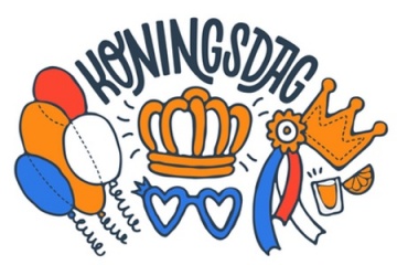 Woensdag 27 april zijn wij gesloten i.v.m. Koningsdag!